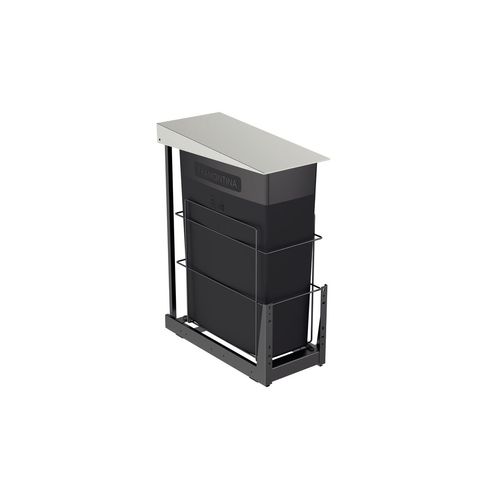 LIXEIRA TRAMONTINA DESLIZANTE SLIDE DE EMBUTIR EM AÇO INOX 45L 94541/001