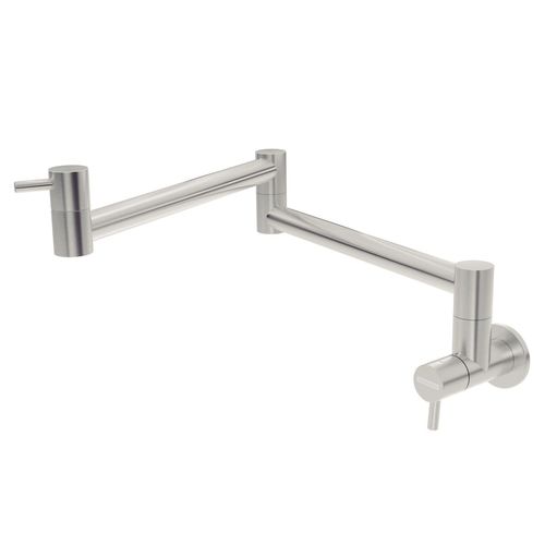 TORNEIRA TRAMONTINA DE PAREDE EM AÇO INOX FLEXION WALL 94520/033