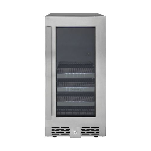 CERVEJEIRA TRAMONTINA SENSES COM PORTA EM INOX FREESTANDING TSMART 85L 220V 94896/201