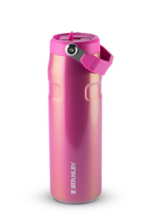 GARRAFA STANLEY TÉRMICA AEROLIGHT FLIP STRAW DAZZLE 710ML PINK SHIMMER 08458-00