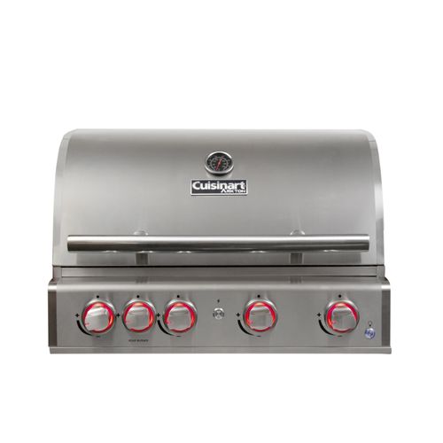 CHURRASQUEIRA CUISINART ARTKON PREMIUM A GÁS COM 4 QUEIMADORES EM AÇO INOXIDÁVEL 75CM 220V 4093250004