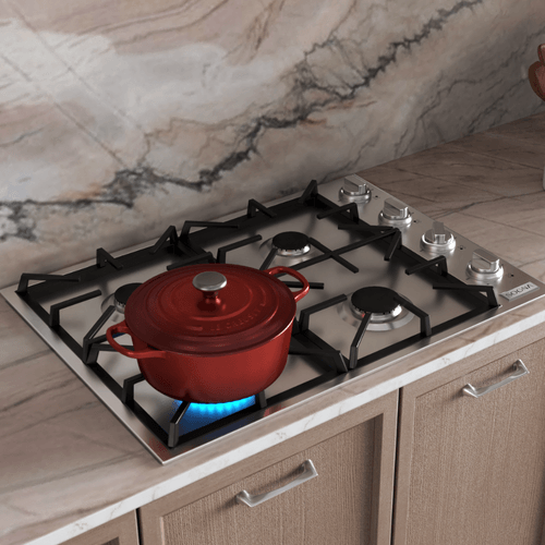 COOKTOP A GÁS SEMIPROFISSIONAL SOGNA SENSE 4 QUEIMADORES 75CM 220v SGC75