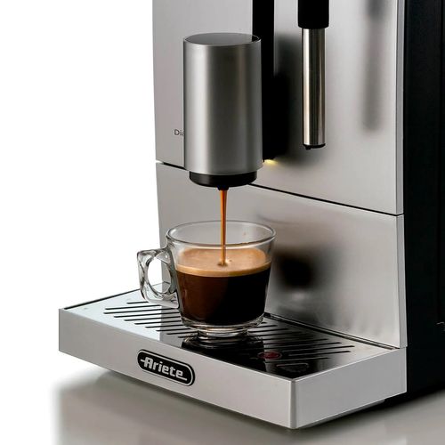 CAFETEIRA ARIETE DIAMANTE ESPRESSO AUTOMÁTICA COM MOEDOR PRATA 220V 00M145201ARBR