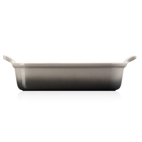 TRAVESSA LE CREUSET HERITAGE RETANGULAR EM CERÂMICA 26CM FLINT 71102264440001