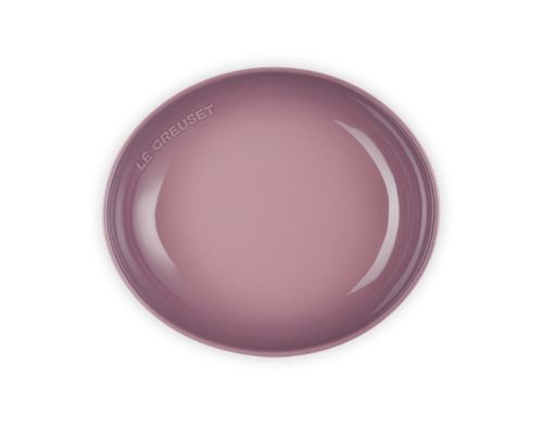 PRATO LE CREUSET FUNDO OVAL FLORA 22CM MAUVE PINK 62122224910014