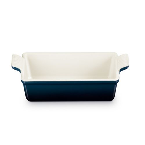 TRAVESSA LE CREUSET HERITAGE RETANGULAR EM CERÂMICA 26CM AZUL NUIT 71102261290001