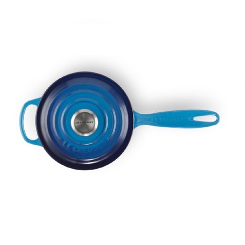 PANELA LE CREUSET MOLHEIRA SIGNATURE 16CM AZURE BLUE 21181162202430