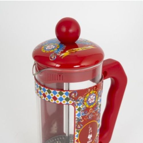 CAFETEIRA BIALETTI FRENCH PRESS DOLCE & GABBANA 1L VERMELHO 10409002