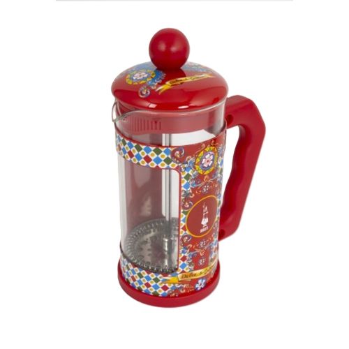 CAFETEIRA BIALETTI FRENCH PRESS DOLCE & GABBANA 350ML VERMELHO 10409001