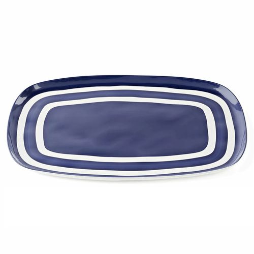 BANDEJA RETANGULAR RASA GUZZINI EM ACRÍLICO RIVIERA 50CM MEDITERRANEAN BLUE 13291376