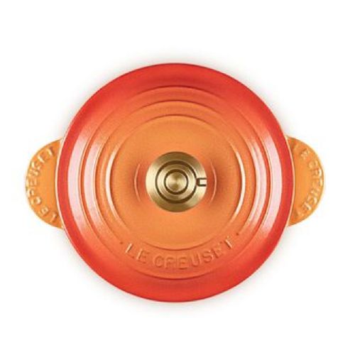 PANELA DE ARROZ LE CREUSET SEM TAMPA INTERNA 18CM EM FERRO FUNDIDO FLAMME DORÉE 21110181830479
