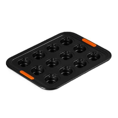 CONJUNTO 2 FORMAS LE CREUSET 12 CUP MINI COCOTTE TAMPA E BASE ANTIADERENTE 46929000010102