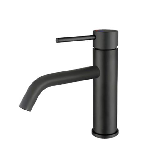 TORNEIRA DROP BICA BAIXA PARA LAVATORIO EM AÇO INOX BLACK MATTE DP9101