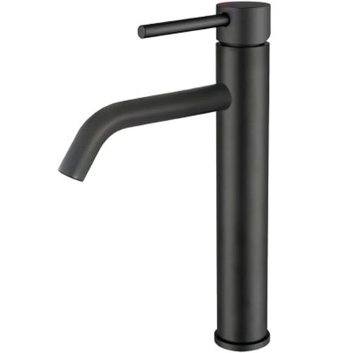 TORNEIRA DROP BICA ALTA PARA LAVATORIO EM AÇO INOX BLACK MATTE DP9102