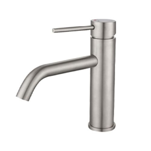 TORNEIRA DROP BICA BAIXA PARA LAVATORIO EM AÇO INOX ESCOVADO DP8101