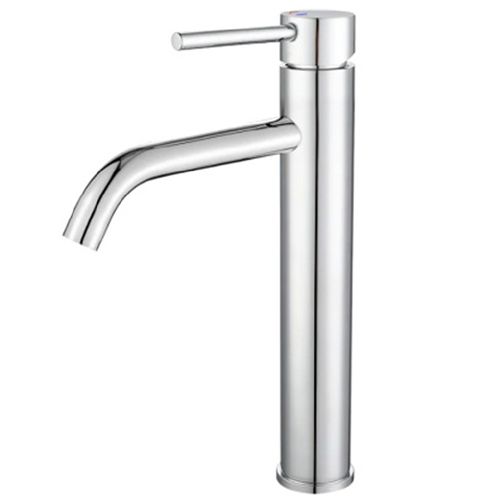MISTURADOR DROP MONOCOMANDO BICA ALTA PARA LAVATORIO EM AÇO INOX CROMADO DP4202