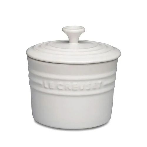PORTA CONDIMENTOS LE CREUSET PEQUENO 200ML EM CERÂMICA BRANCO 91011485010000