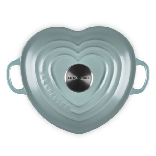 PANELA CORAÇÃO LE CREUSET TRADITION EM FERRO FUNDIDO 20CM SEA SALT 21401207174460