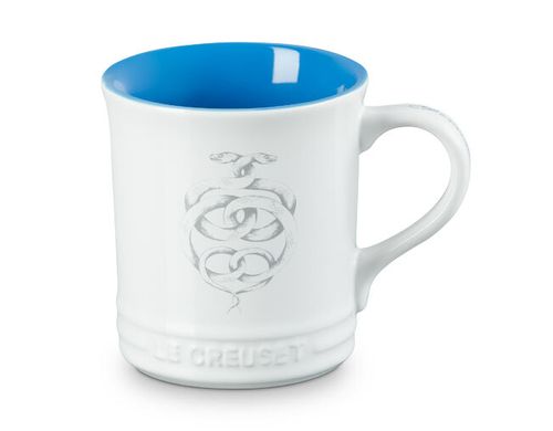 CANECA LE CREUSET ZODÍACO SEATTLE BRANCO 400ML Gêmeos AZUL MARSEILLE 80317400103099