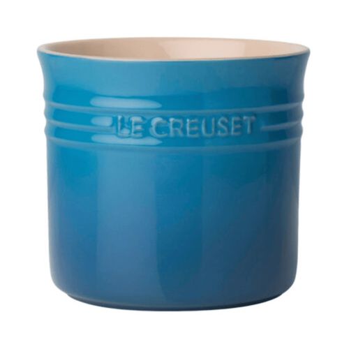 PORTA UTENSÍLIOS LE CREUSET CLÁSSICO 2,3L EM CERÂMICA AZUL MARSEILLE 71501212000001