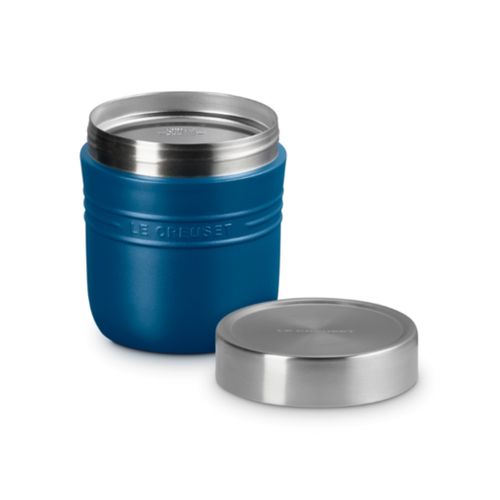 POTE LE CREUSET TÉRMICO ON THE GO EM AÇO INOXIDÁVEL 500ML AZUL DEEP TEAL 41068126420001