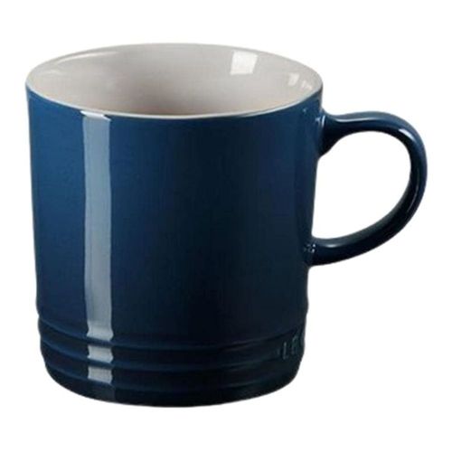 CANECA CAPPUCCINO LE CREUSET 200ML ESMALTADA EM CERÂMICA AZUL AGAVE 80303204220099
