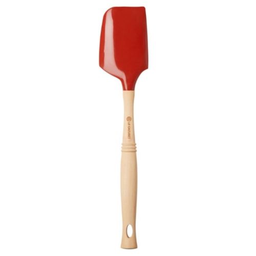 ESPÁTULA LE CREUSET VÊNUS PRO GRANDE SILICONE CABO EM MADEIRA VERMELHO CAYENNE 42003337970000