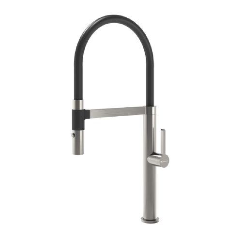 TORNEIRA COM IMÃ DEBACCO EM AÇO INOX NICKEL ACABAMENTO ESCOVADO 20.04.00250