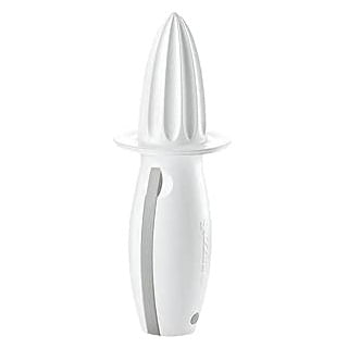 ESPREMEDOR DE CITRICOS GUZZINI 16,5CM COM RALADOR ZESTER EM PLÁSTICO BRANCO 29940033