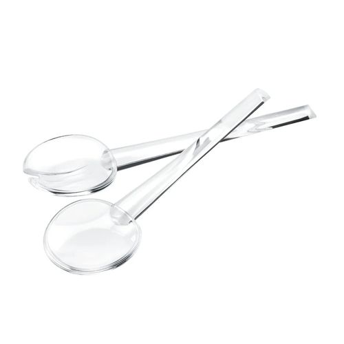 TALHERES DE SERVIR SALADA GUZZINI HAPPY HOUR 20CM EM ACRILICO TANSPARENTE 8070000
