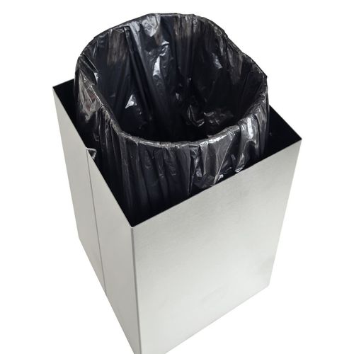 LIXEIRA TRAMONTINA LUZ SLIM EM AÇO INOX 5,5L COM SUPORTE PARA PAPEL HIGIÊNICO 94540/059