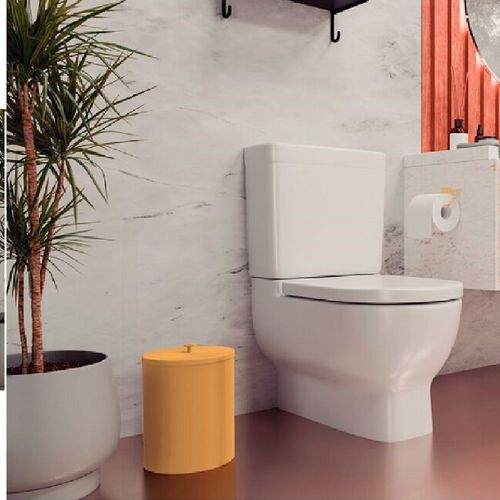 LIXEIRA TRAMONTINA ÚTIL EM AÇO INOX GOLD MATTE 5L 94540/090