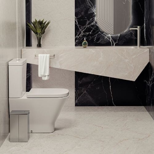 LIXEIRA TRAMONTINA LUZ SLIM SWIVEL EM AÇO INOX 5,5L 94540/086