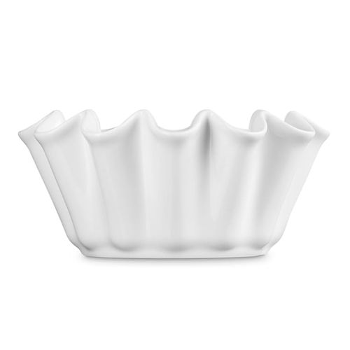PRATO RUFFLE LE CREUSET FUNDO 21CM EM CERÂMICA BRANCO 81138210100007