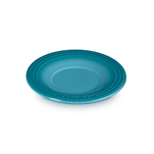 PRATO PARA PÃO LE CREUSET 16CM EM CERÂMICA AZUL CARIBE 71200161700099