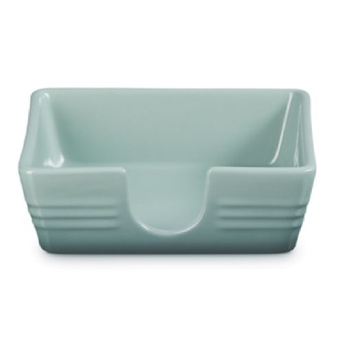 PORTA GUARDANAPO LE CREUSET SIGNATURE 15CM EM CERÂMICA SEA SALT 85020157170099