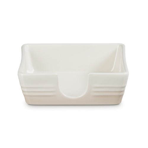PORTA GUARDANAPO LE CREUSET SIGNATURE 15CM EM CERÂMICA MERINGUE 85020157160099