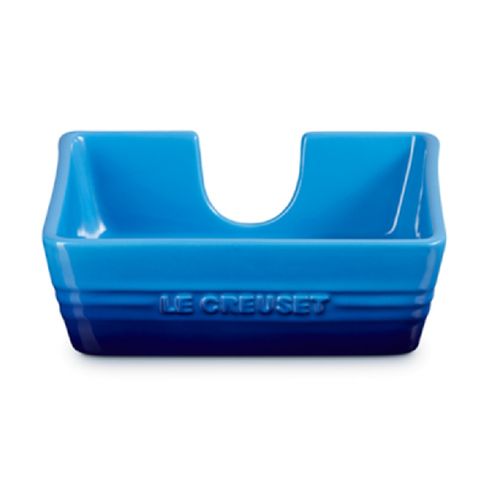 PORTA GUARDANAPO LE CREUSET SIGNATURE 15CM EM CERÂMICA AZURE BLUE 85020152200099