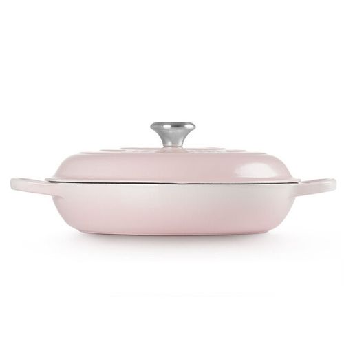 CAÇAROLA LE CREUSET BUFFET EM FERRO FUNDIDO 30CM SHELL PINK 21180307774430
