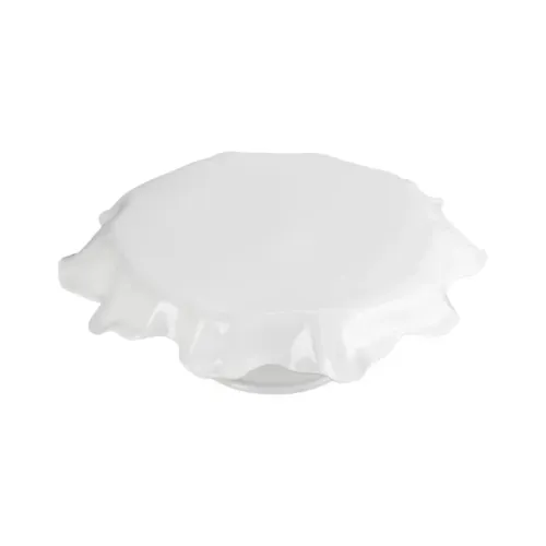 SUPORTE PARA BOLO LE CREUSET RUFFLE 28CM EM CERÂMICA BRANCO 81607280100099