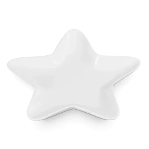 PRATO ESTRELA LE CREUSET 20CM EM CERÂMICA BRANCO 80246200100099