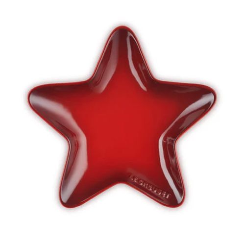 PRATO ESTRELA LE CREUSET 20CM EM CERÂMICA VERMELHO 80612360600007