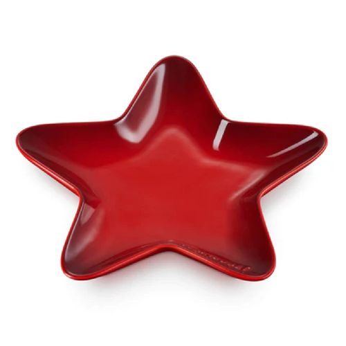 PRATO ESTRELA LE CREUSET 20CM EM CERÂMICA VERMELHO 80612360600007