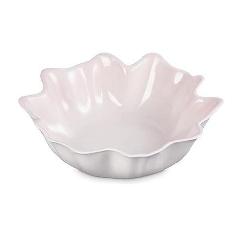 BOWL DE SERVIR LE CREUSET RUFFLE 3,8L EM CERÂMICA SHELL PINK 80174387770099