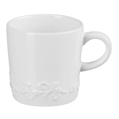 CANECA LONDON LE CREUSET HOLLY 200ML EM CERÂMICA BRANCO 80032200100003