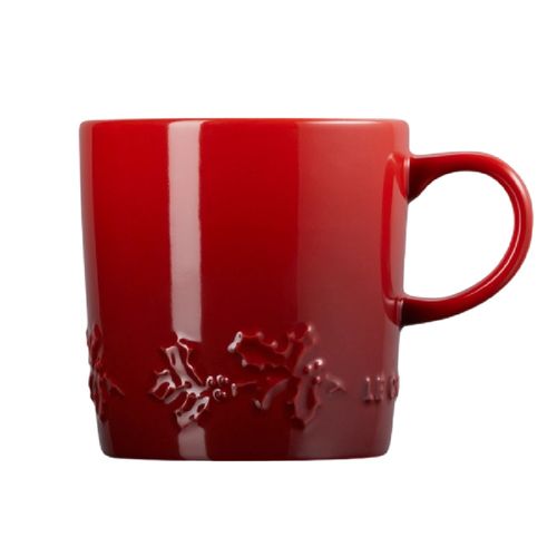 CANECA LONDON LE CREUSET HOLLY 200ML EM CERÂMICA VERMELHO 80032200600003