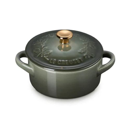 MINI COCOTTE HOLLY LE CREUSET 250ML/10CM EM CERÂMICA THYME 80035251731503