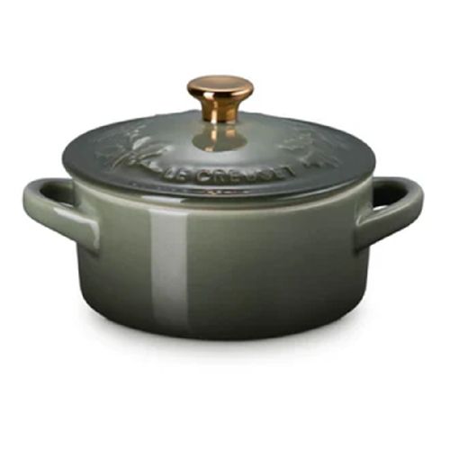MINI COCOTTE HOLLY LE CREUSET 250ML/10CM EM CERÂMICA THYME 80035251731503
