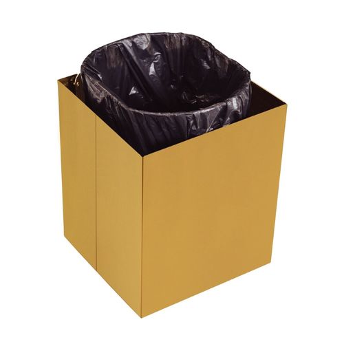 LIXEIRA TRAMONTINA LUZ EM AÇO INOX ACETINADO GOLD 4,5L 94540/061