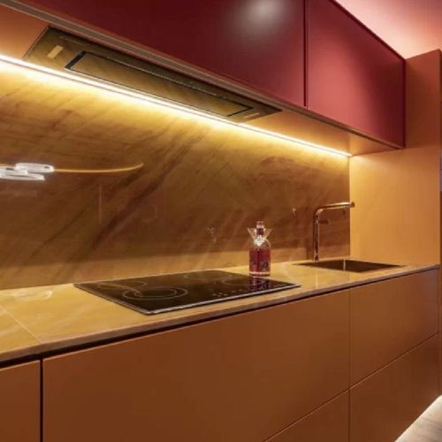 COIFA DE EMBUTIR ELETTROMEC MOBILE CONNECT 90CM EM AÇO INOX E VIDRO PRETO 220V CFI-MOB-90-VP-2ATC